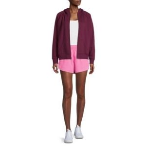 Athletic Works Hot Pink Women's Dri Works Moisture Wicking Running Shorts Lined